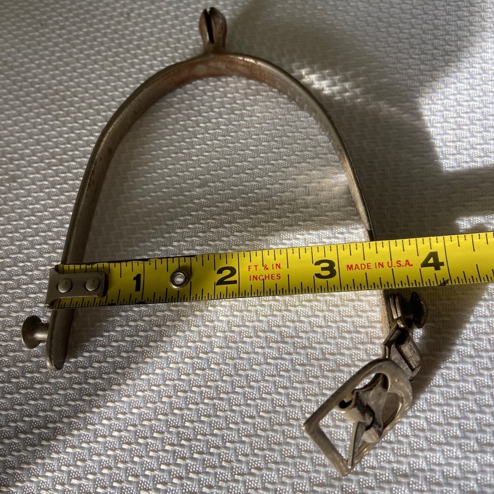 Antique Spur Ohio origins fragile not for use horse equine